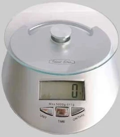 BILANCIA DIGITALE IDEAL STAR IN VETRO Capacita 5 kg